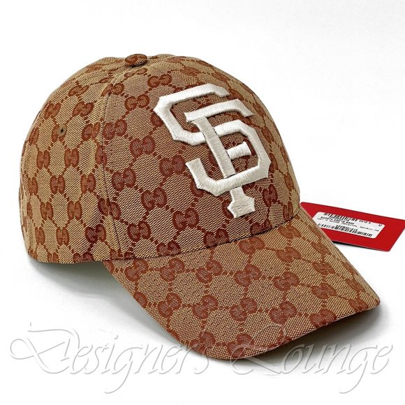 Gucci Other - NEW GUCCI Men Original GG Ebony Beige Baseball Ricamo Cap Hat San Francisco Auth
